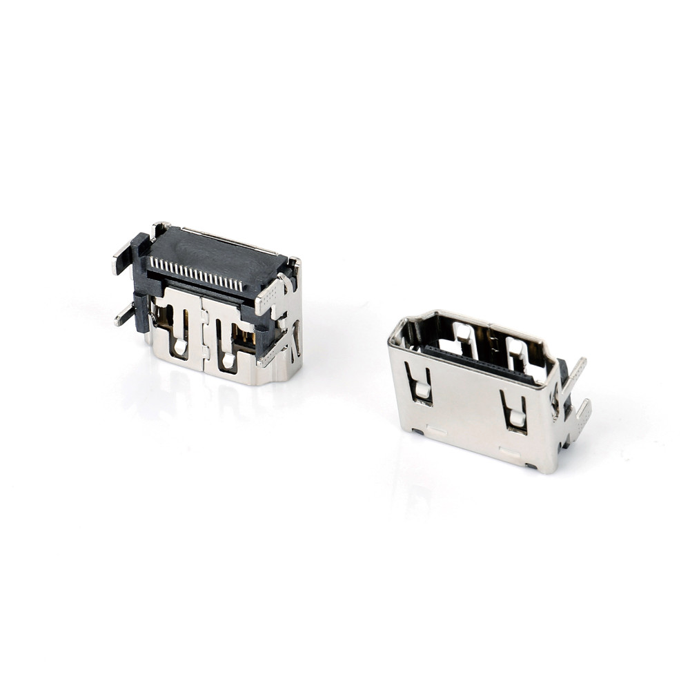 08AT-9215 HDMI 19F SMT board with four-pin board with bullet.