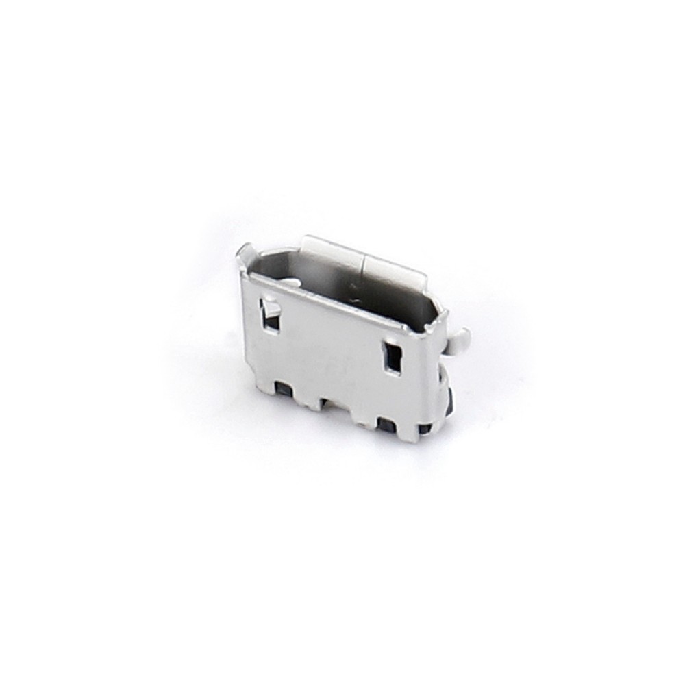04BO-1826-0   Micro USB 5F SMT B型牛角型四脚7.0-5.0脚高0.65短针无柱有卷边