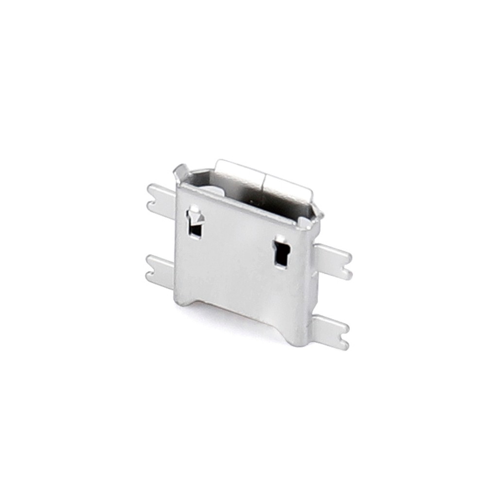 04BT-1807   Micro USB 5F SMT B型四脚全贴破板式1.17有卷边