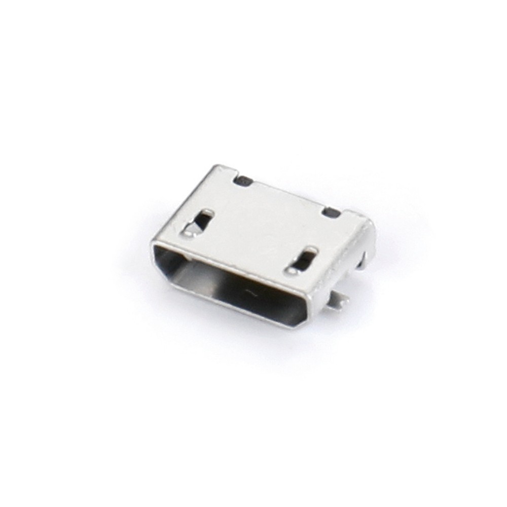 04BT-8136-N Micro USB 5F SMT B type two feet are all attached with short pins and pads with columns without crimping.