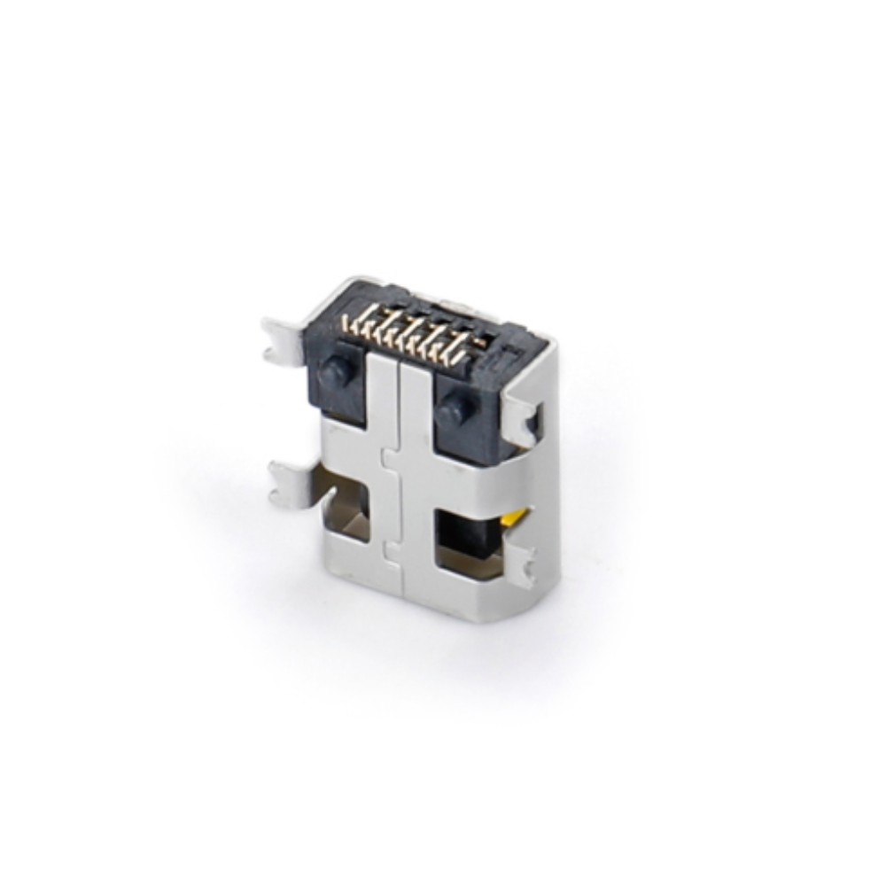 0210F-1818   MINI USB 10F SMT四脚全贴带柱