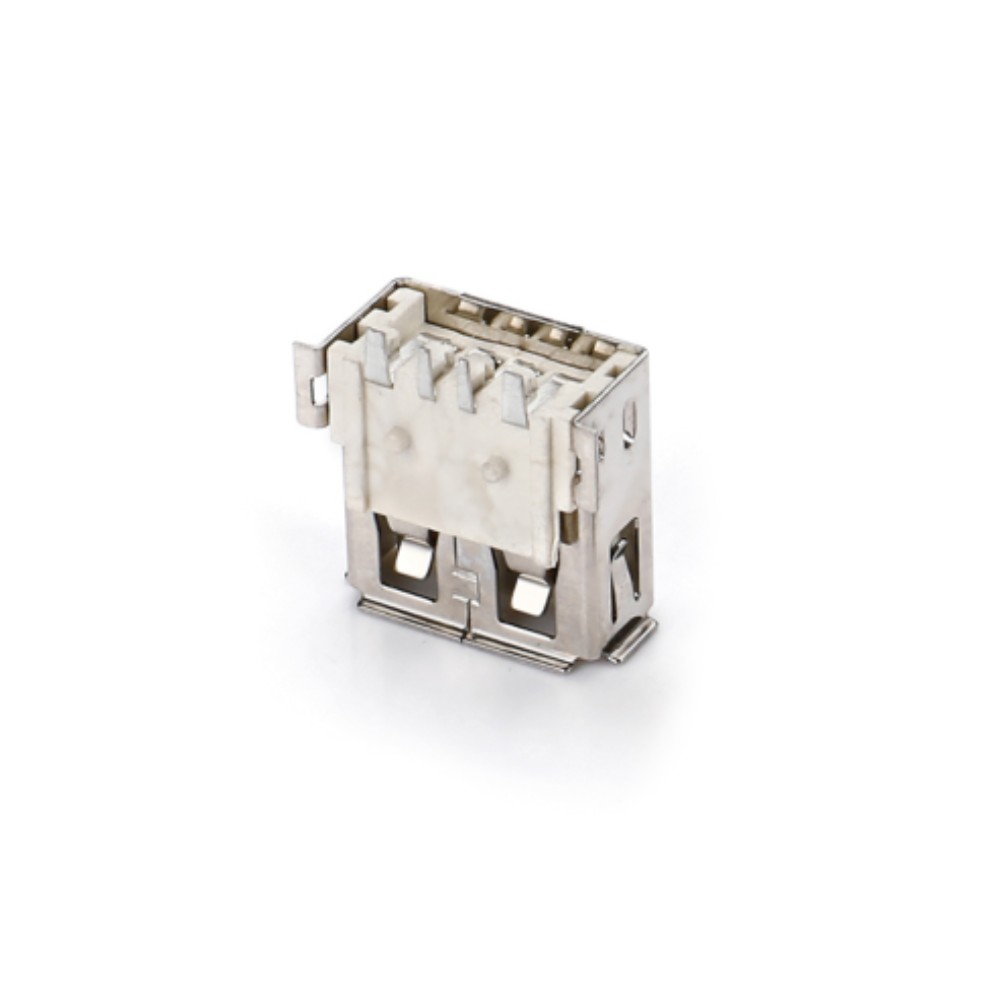 01AC-1569 USB AF 沉板SMT有卷边∅1.0柱 大电流