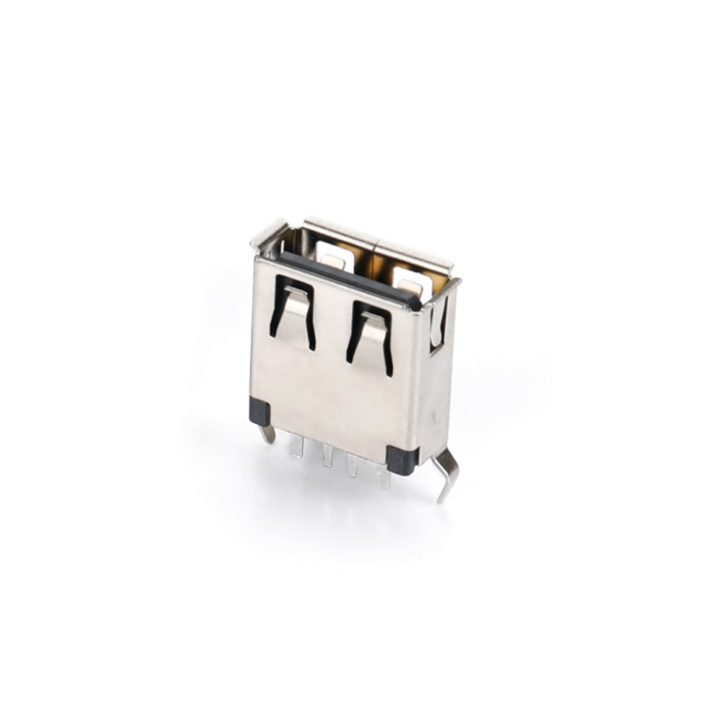01AS-1566 USB AF 180-degree plug-in board has curled legs with a large current of L13.7.
