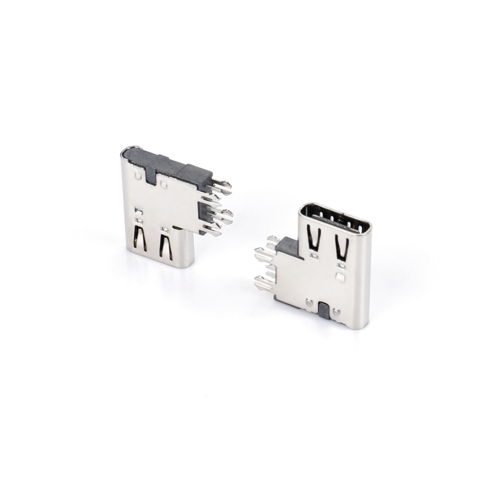 0706I-45B0  TYPE CF 6P DIP 四脚鱼叉侧插加高型L=13.5