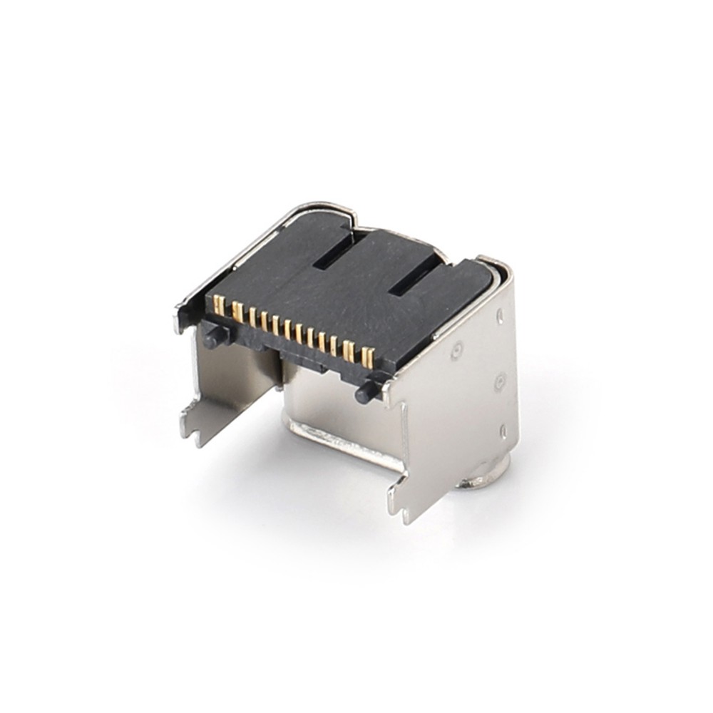 0716A-9206-H   TYPE CF 16P SMT 板上四脚插板有柱 CH5.9  L=8.0mm