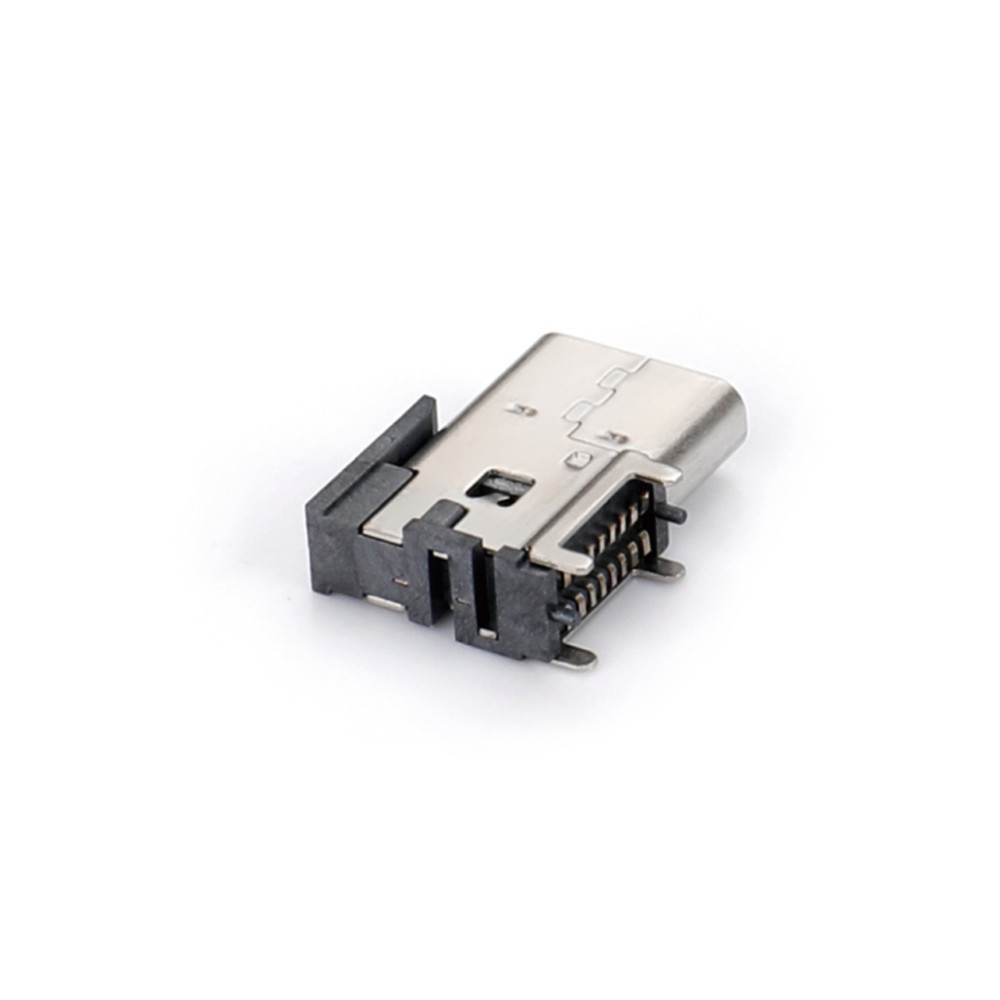 0716K-3801 TYPE CF 16P SMT 侧插 CH=4.58 镀金1U