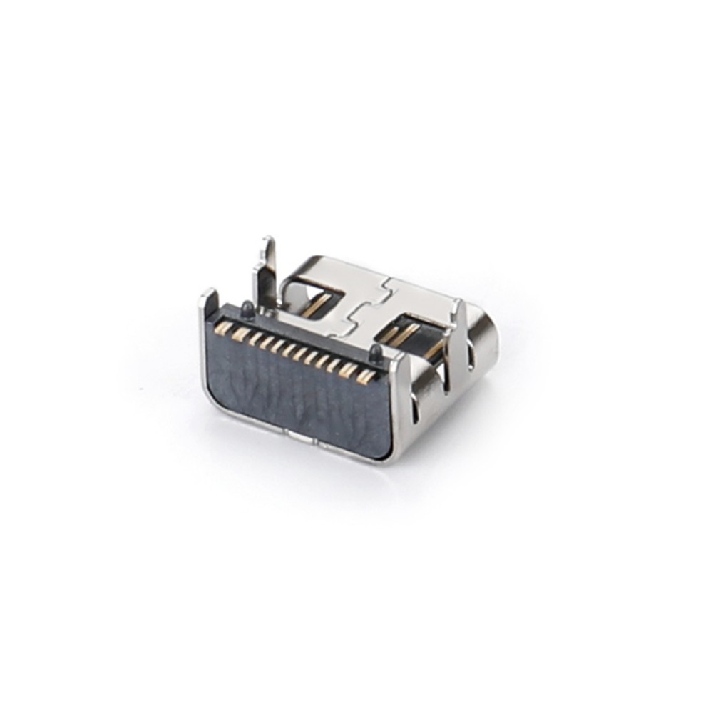 0716T-9209   TYPE CF 16P SMT 板上四脚插板有柱 加高1.0mm L=7.35mm