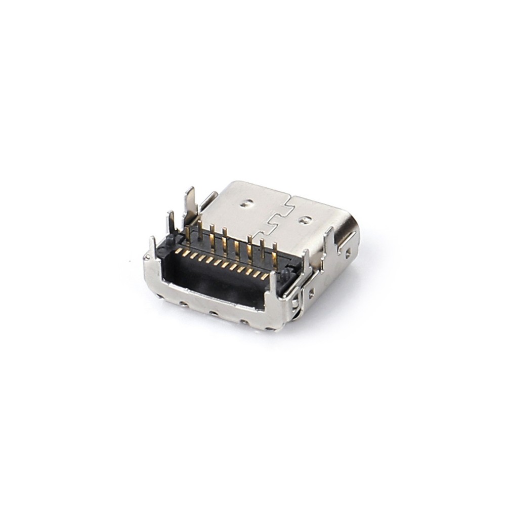 07CF-0515 TYPE CF 24P DIP+SMT前插后贴带上铁壳 有缺口