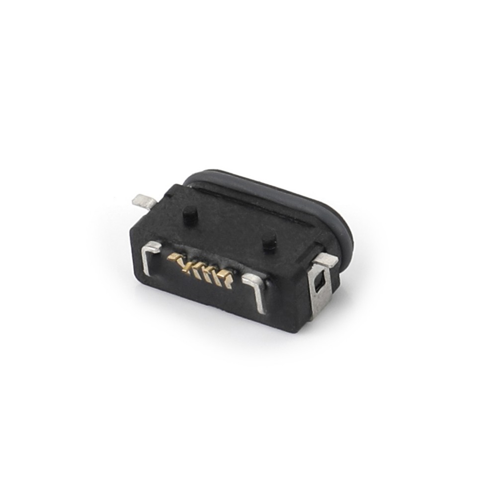 04BT-1602-WP   Micro USB 5F 板上SMT 全贴B型 带柱防水母座
