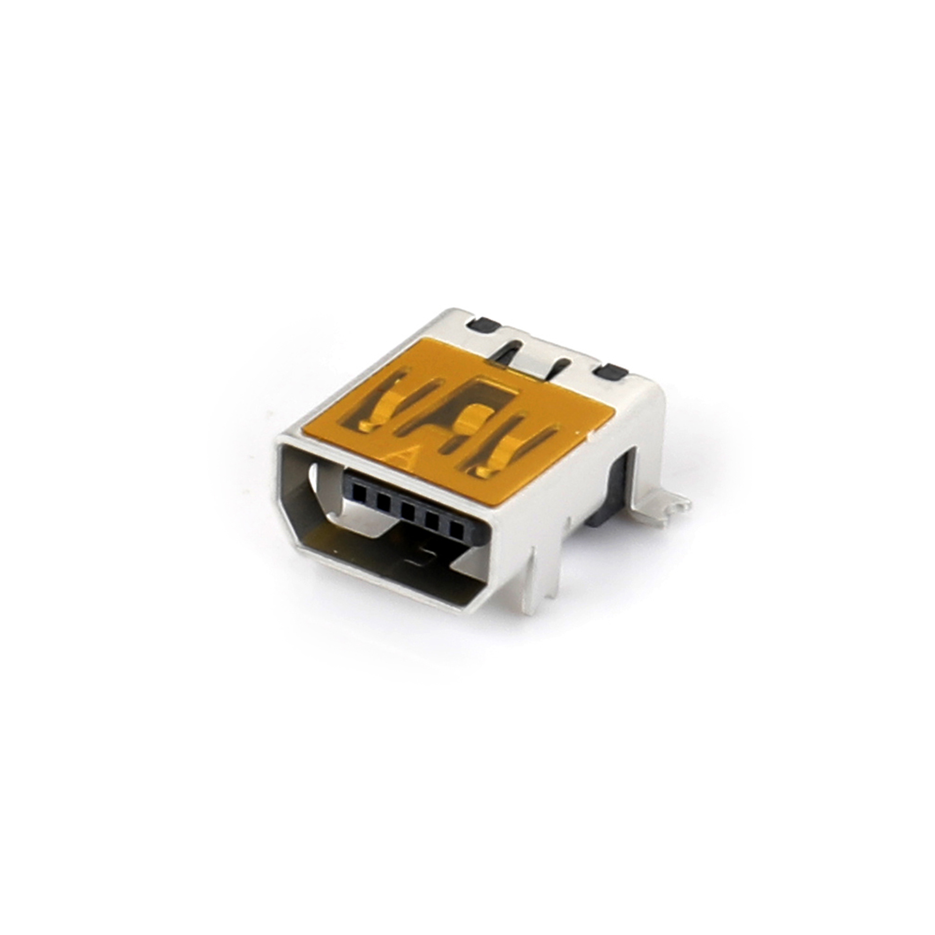 0210F-1851 MINI USB 10F SMT front plug rear patch