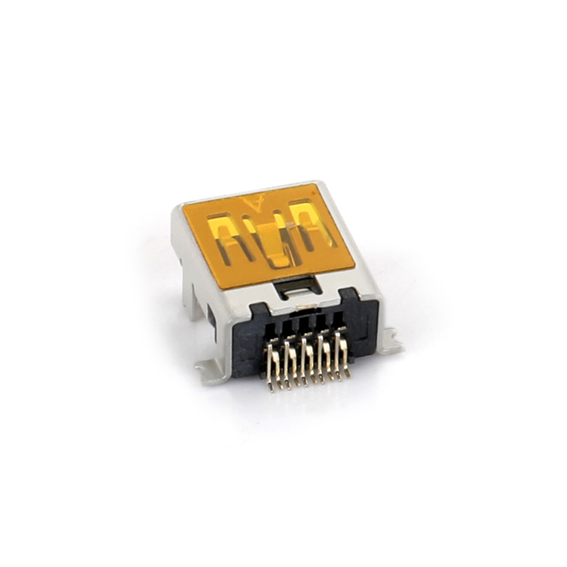 0210F-1851 MINI USB 10F SMT front plug rear patch