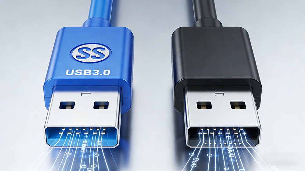 The difference between usb3.0 and 2.0